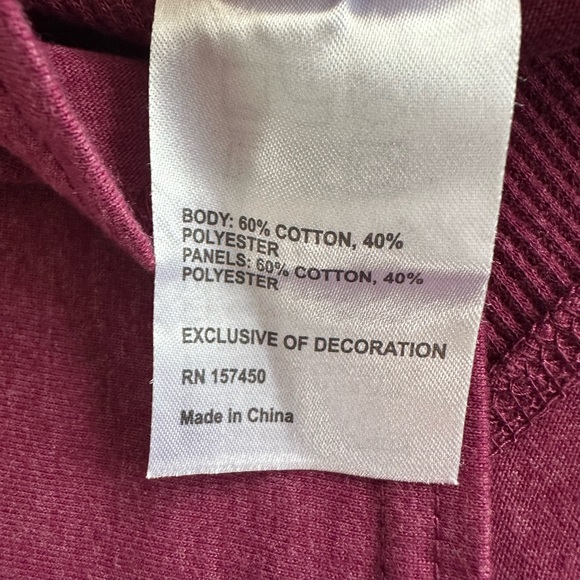 44° North Women’s Waffle Knit Henley Long Sleeve Top Size L Purple NWT - Picture 8 of 13